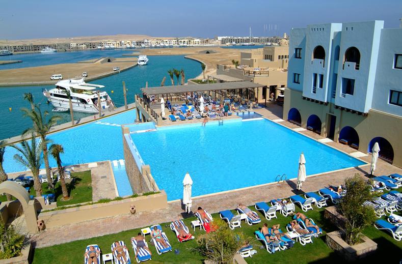 Marina Lodge incl. 5 dagen bootduiken Port Ghalib Egypte Afbeelding